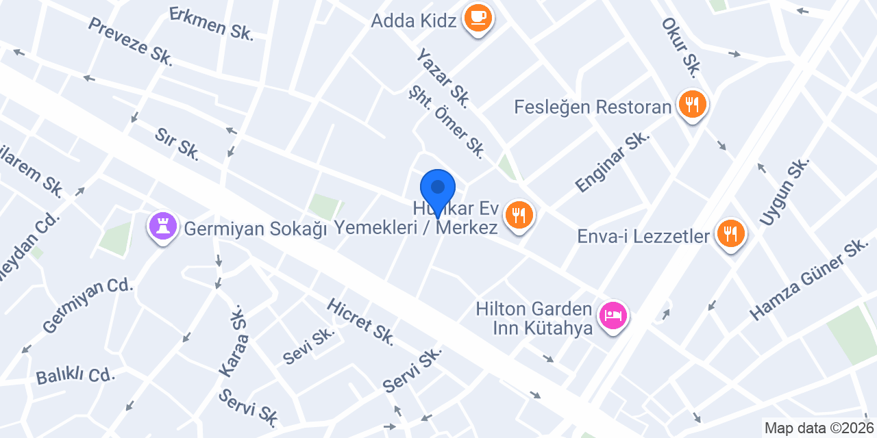 AUTO KURT KÜTAHYA konumu