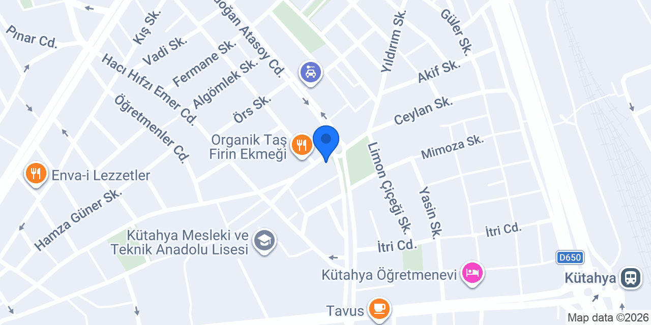 Ekler Evi konumu