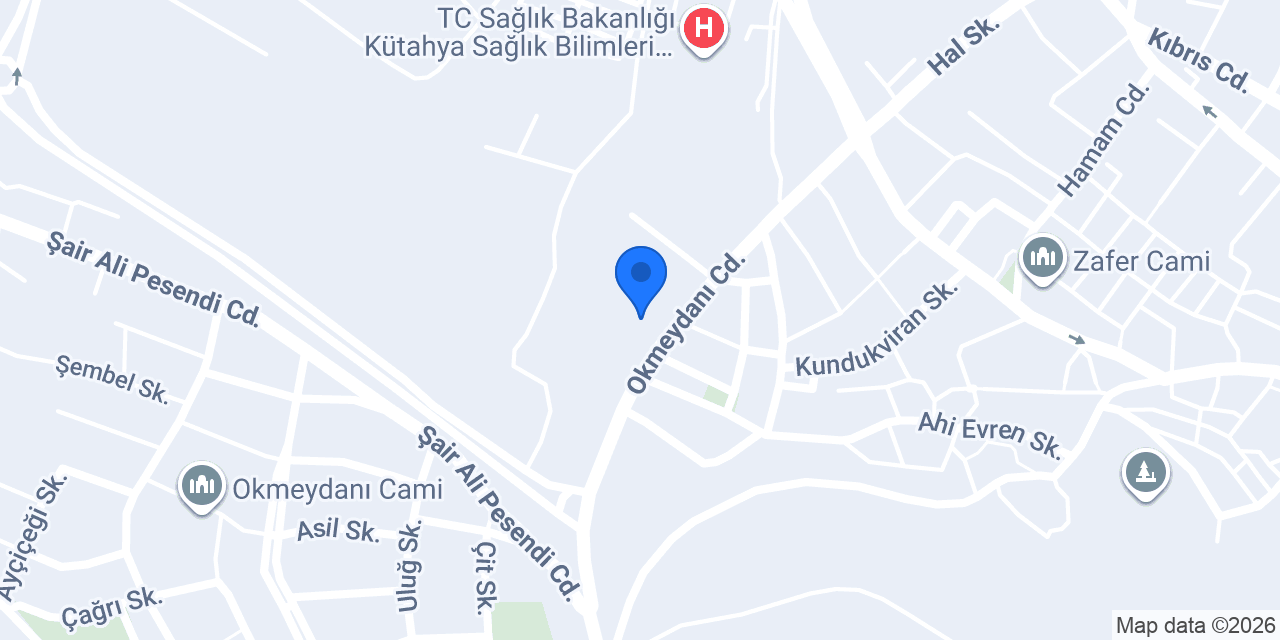 Kütahya Anadolu İmam Hatip Lisesi konumu