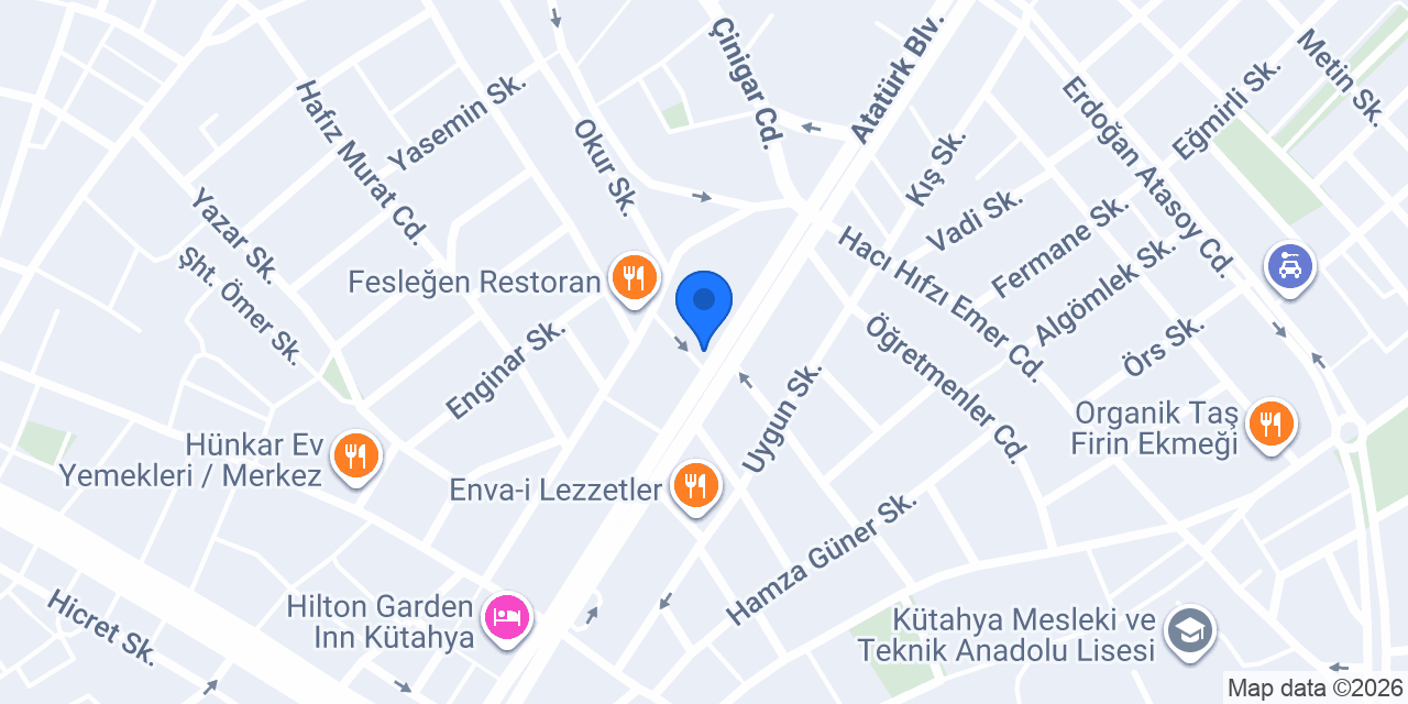 Çalıkuşu konumu