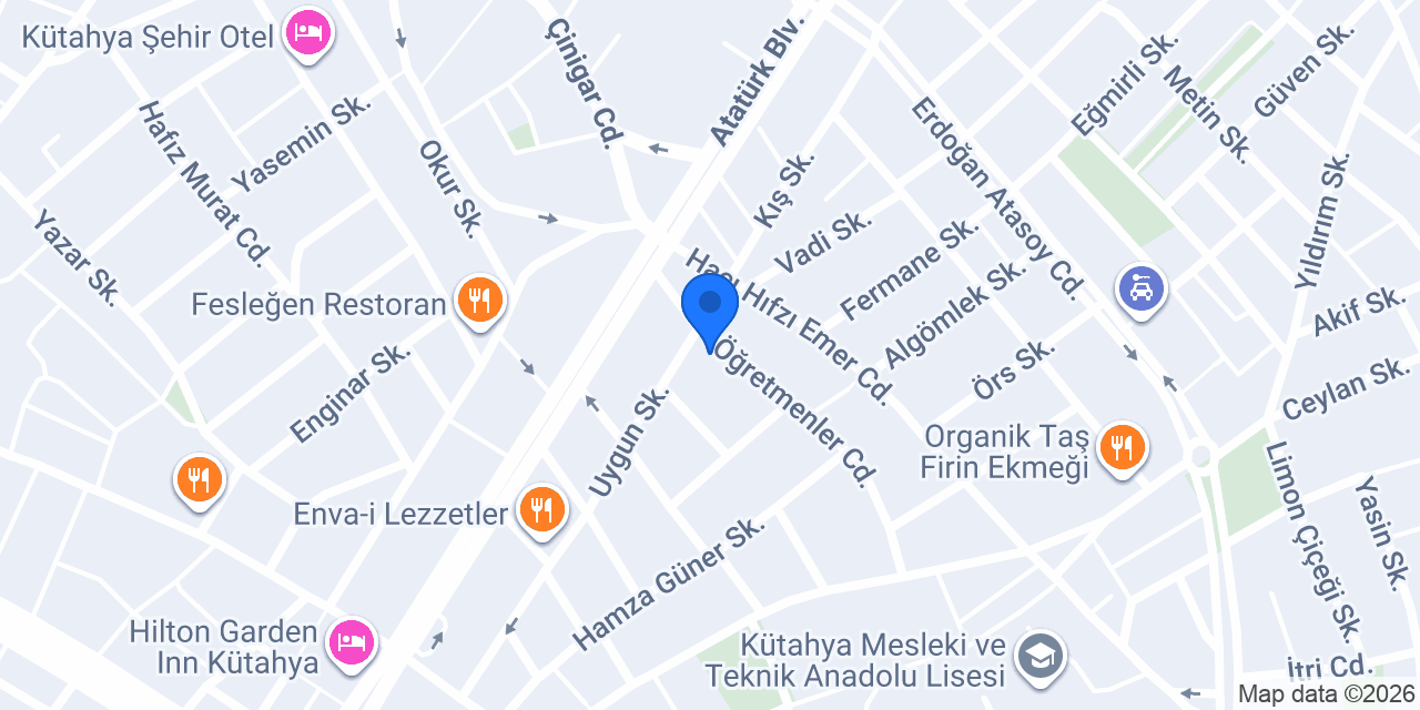 Deniz Değer Mimarlık konumu