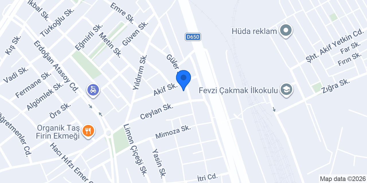 Masal Ev Kütahya konumu