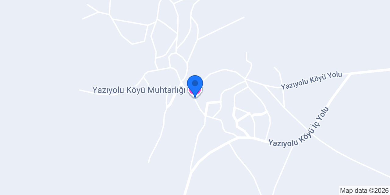 Yazıyolu Köyü Muhtarlığı konumu