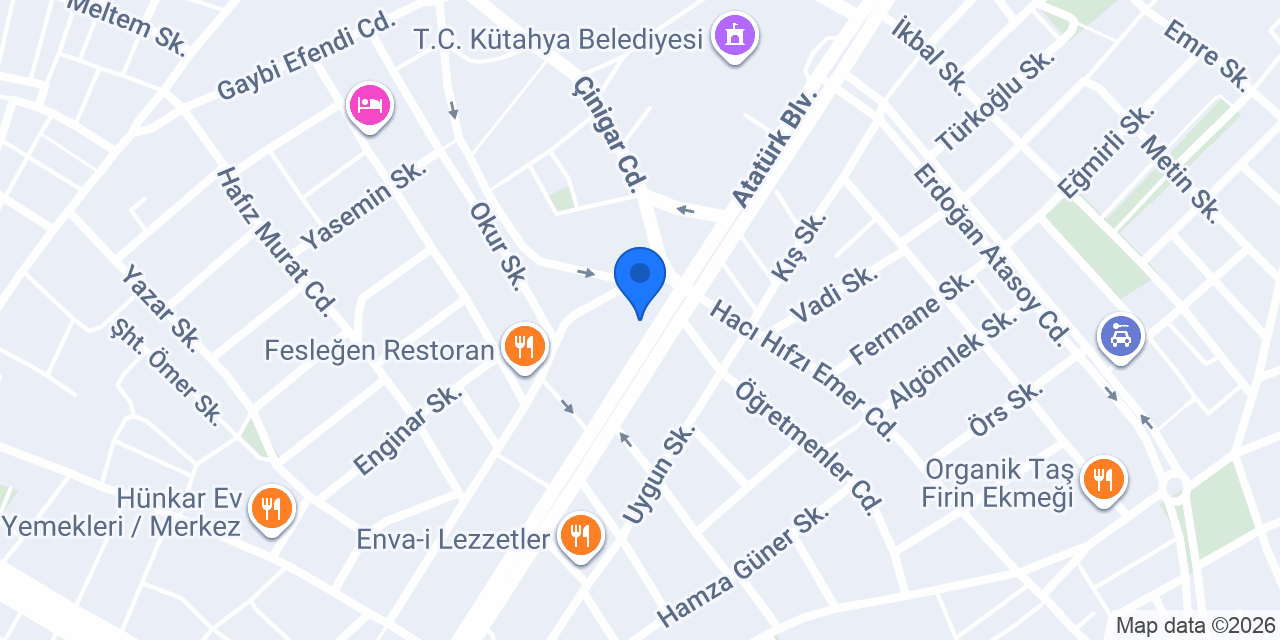 Ekler Evim Bulvar konumu