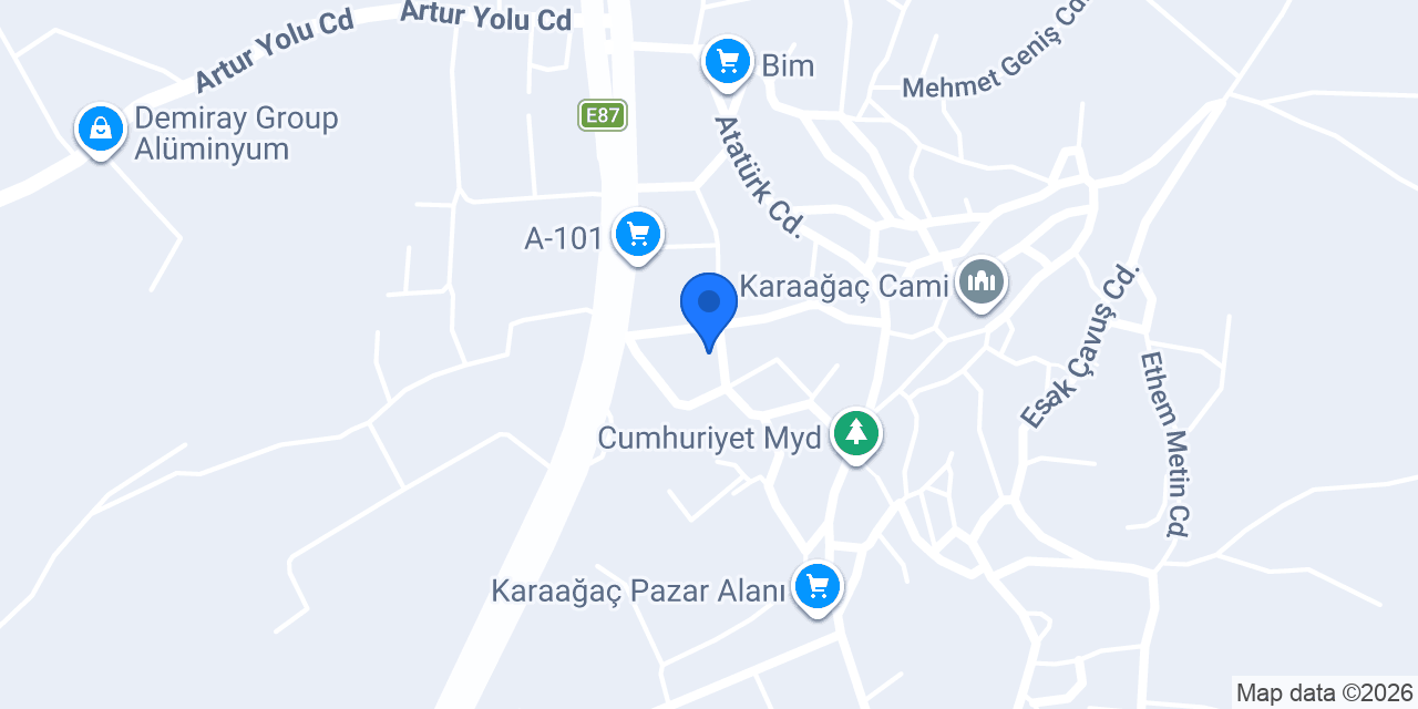 Eczane GÜLDEN Karaağaç konumu