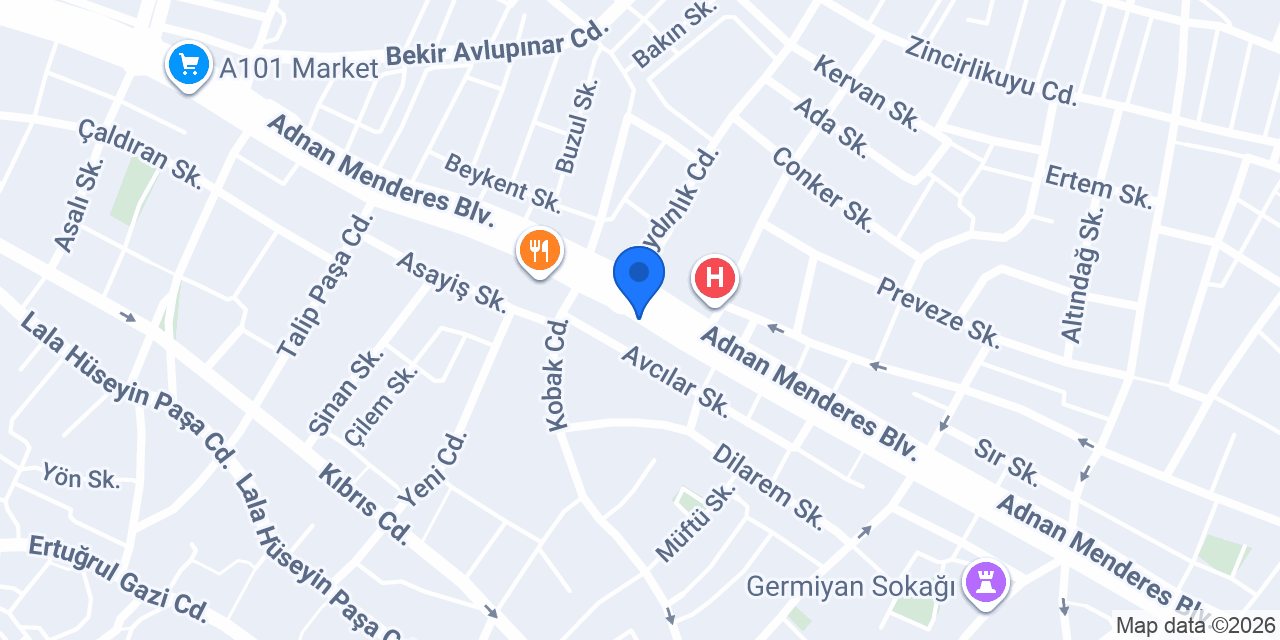 Akıncı Eczanesi konumu