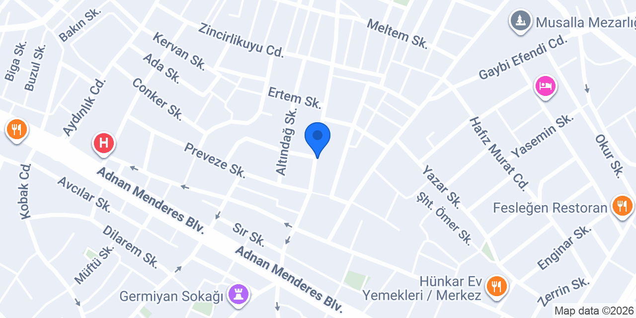 Özkaya Inşaat konumu