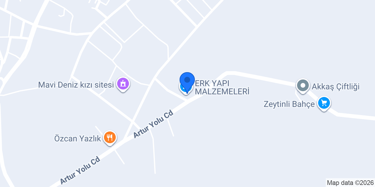 ERK YAPI MALZEMELERİ konumu