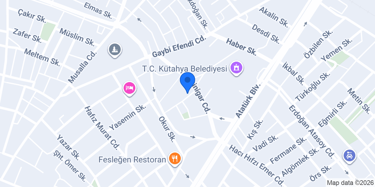 Bi'Tebessüm Down Kafe konumu