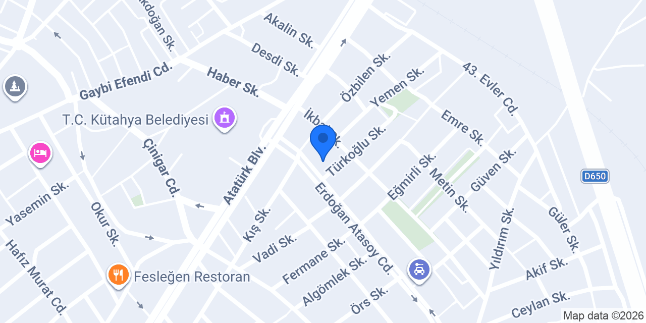 Arifoğlu Elektrik konumu