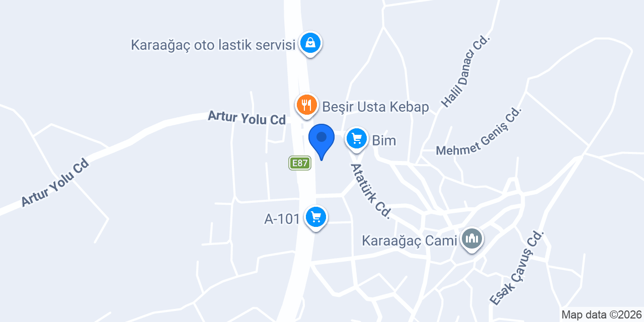 Frend Fast Food konumu