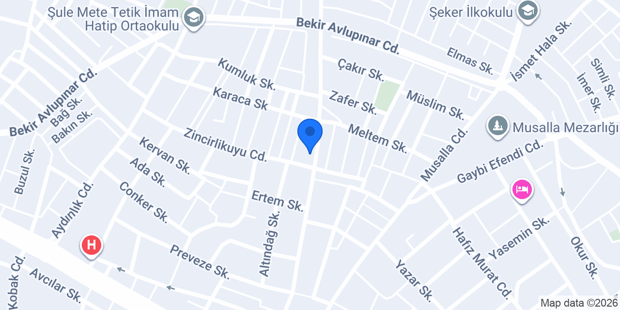 Karataş Tesisat konumu