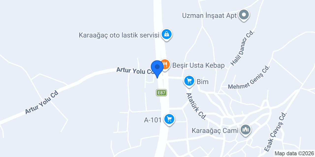 Şamata Tost Evi konumu