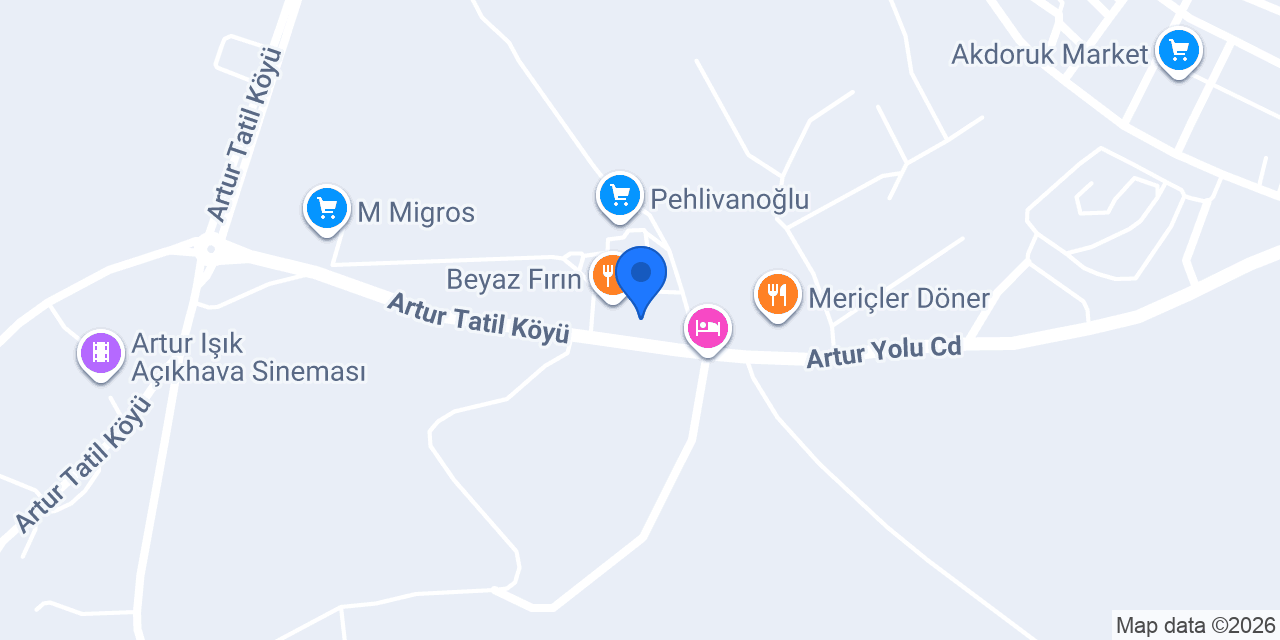 ZAFER BALIKÇILIK ARTUR konumu