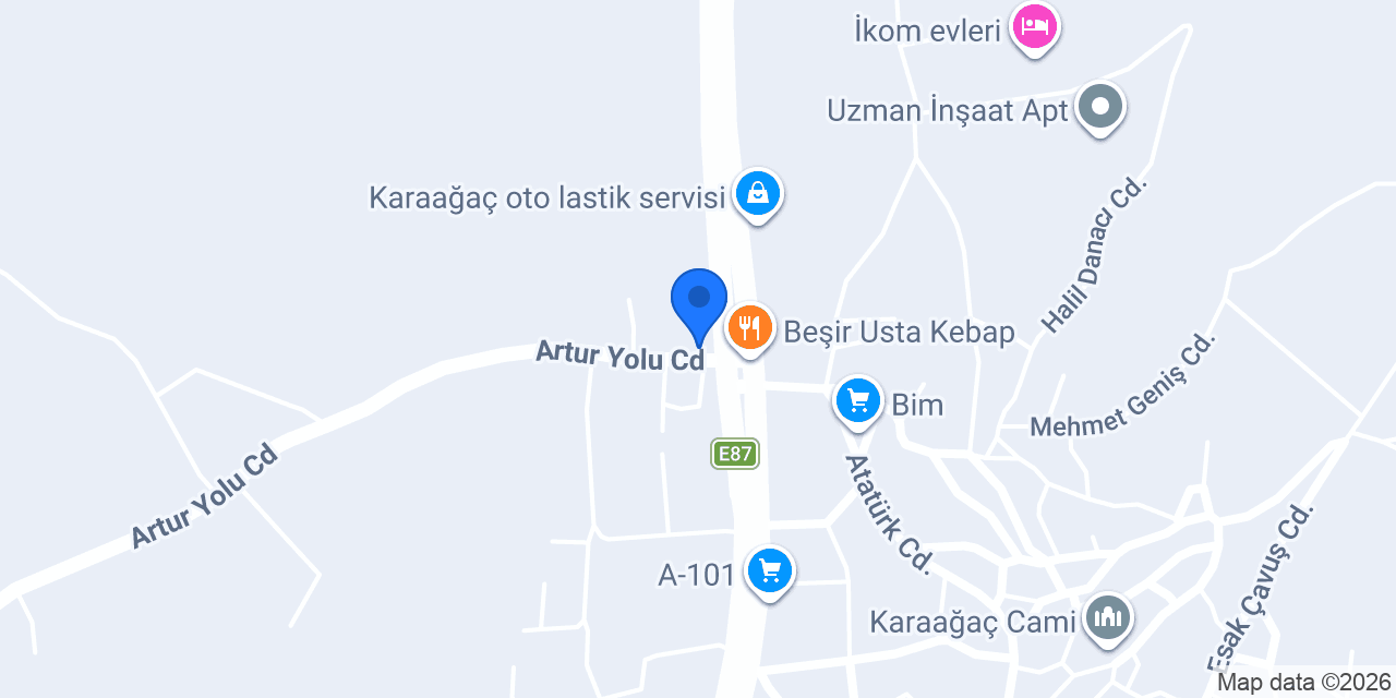 Karaağaç taksi.. konumu