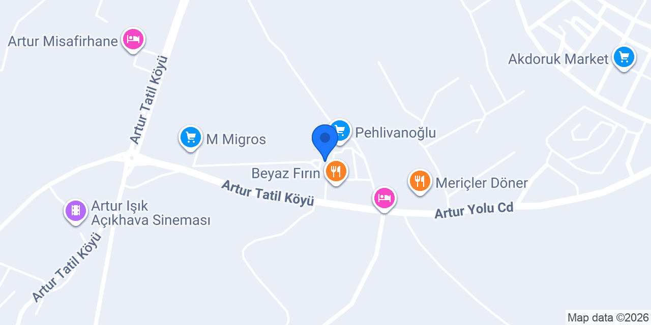 Mavi balık restaurant konumu