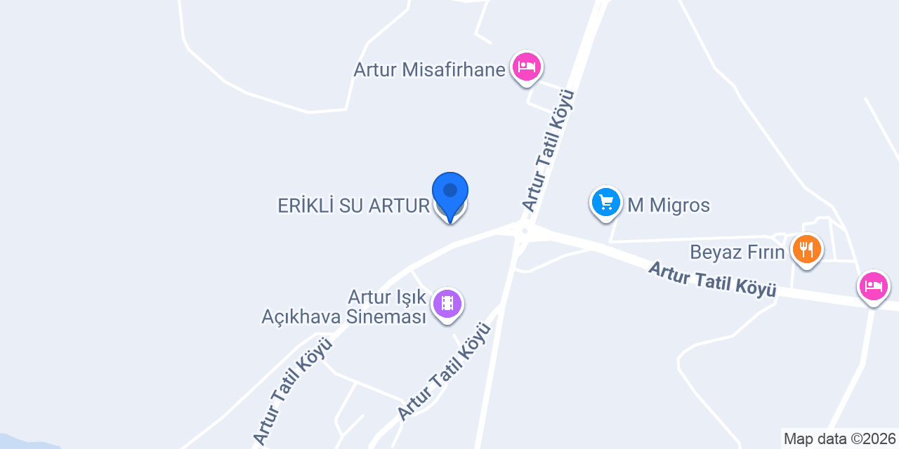 ERİKLİ SU ARTUR konumu