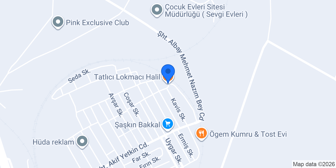 Tatlıcı Lokmacı Halil konumu