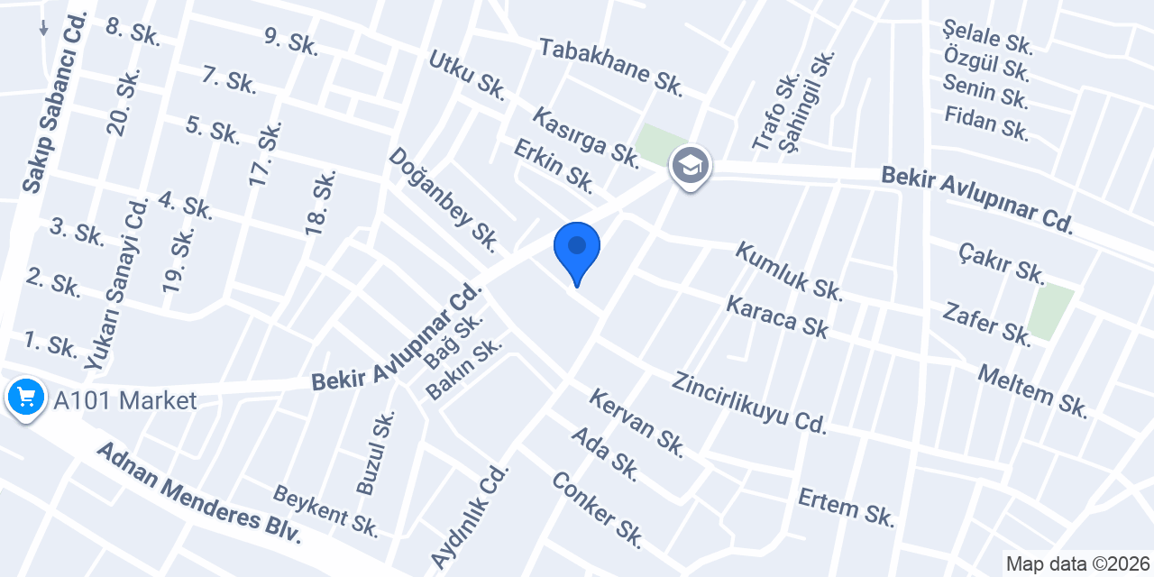 Okyanus Apart Pansiyon konumu