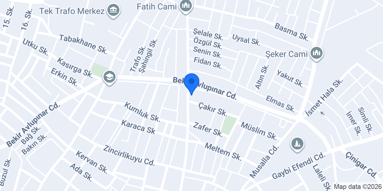Sevgi Börek Salonu konumu