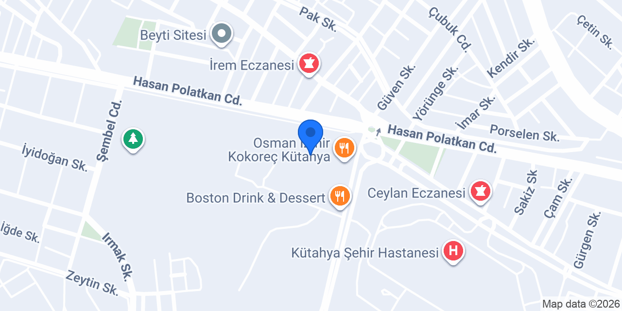 Adres Park Kütahya konumu