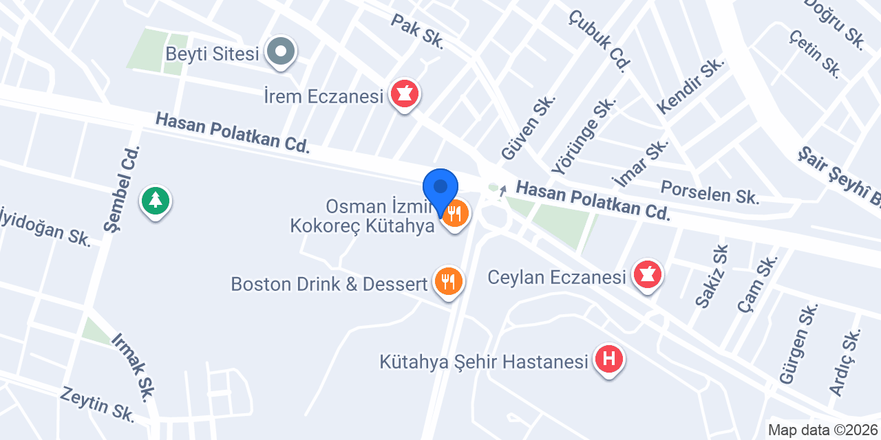 Cadı'nın Evi Kütahya konumu