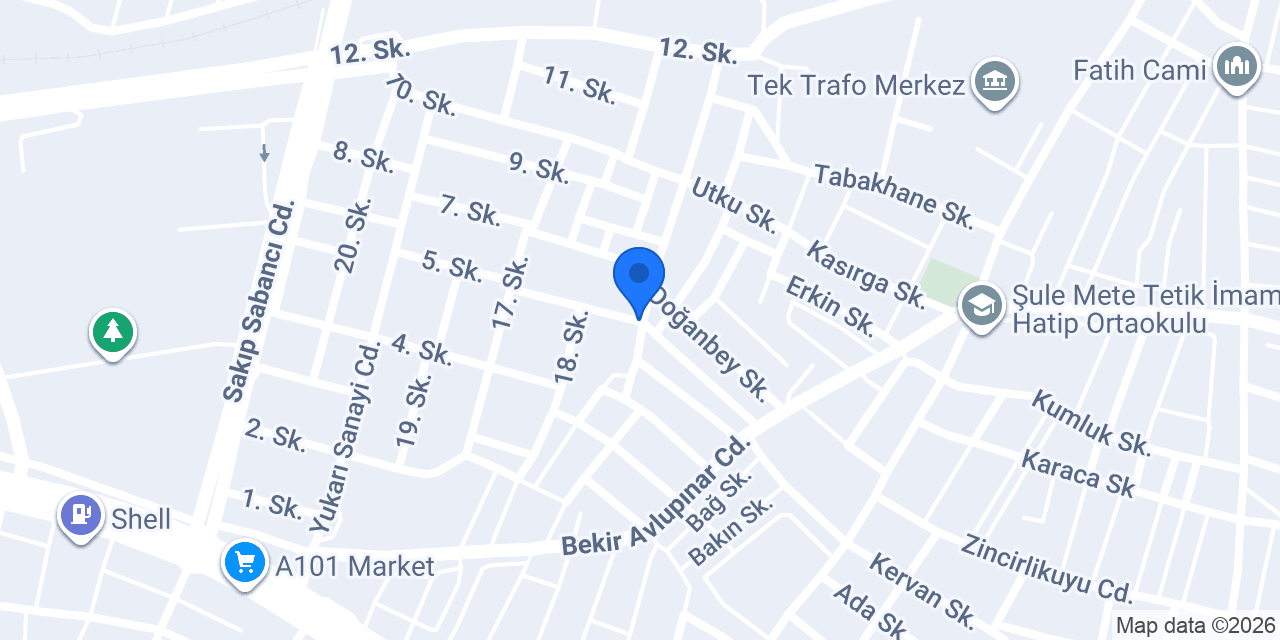 Yörükoğlu Oto Servis konumu