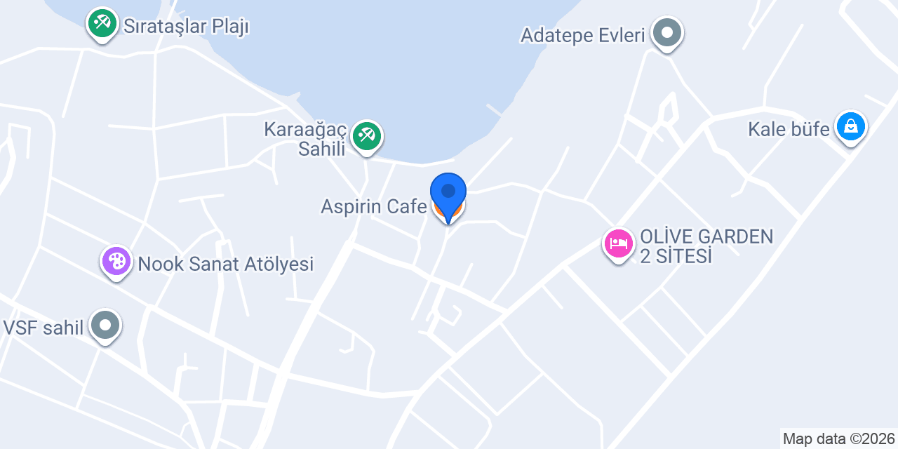 Aspirin Cafe konumu