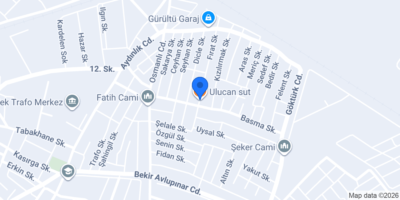 Ulucan sut konumu