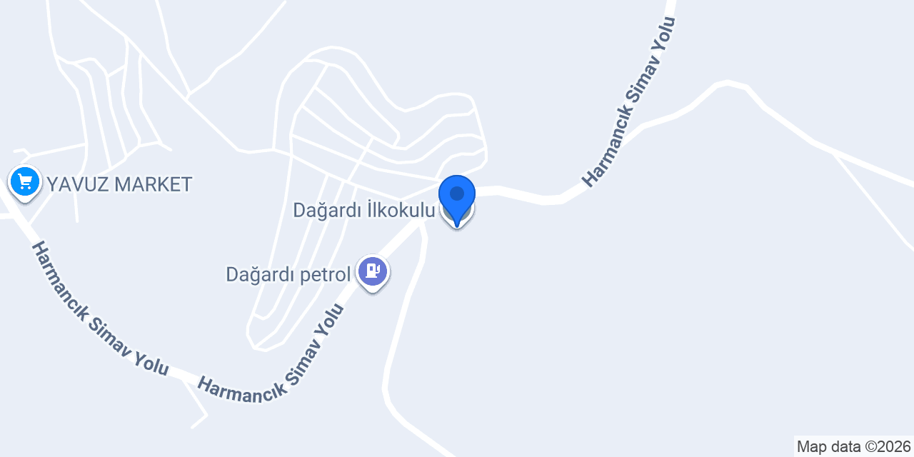 Dağardı İlkokulu konumu