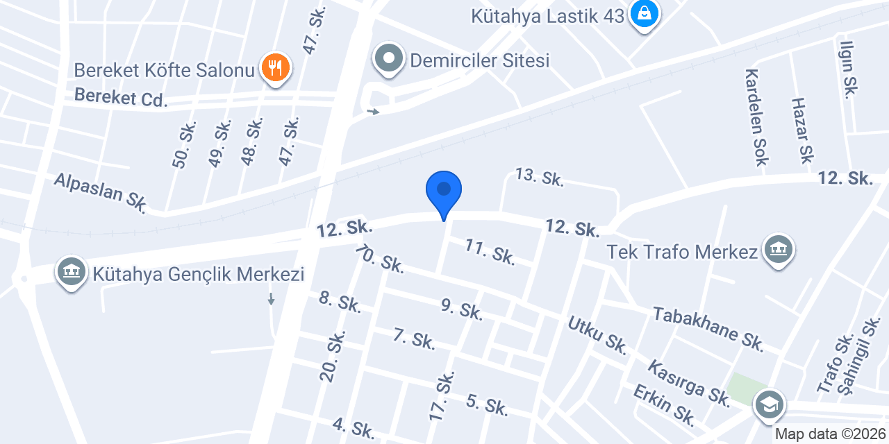 Bahçe Fastfood konumu