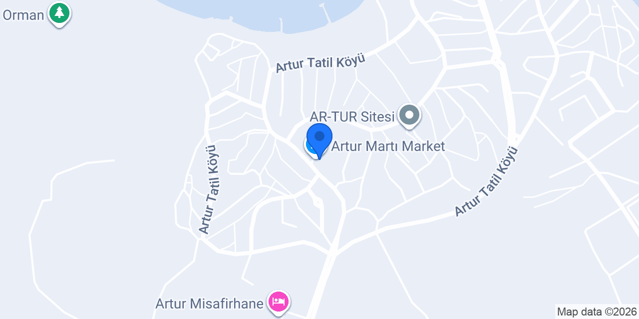 Artur Martı Market konumu