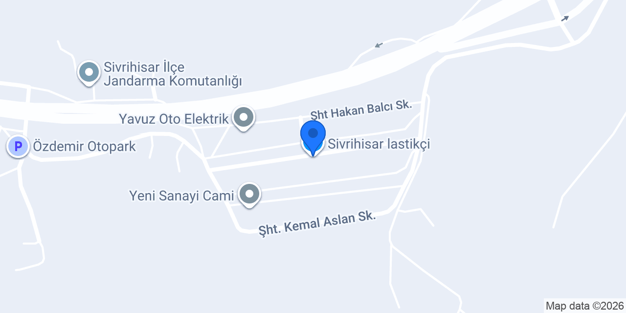 Sivrihisar lastikçi konumu