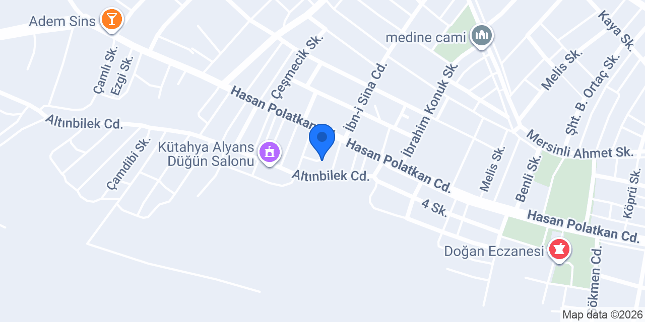 Mert Otomotiv konumu