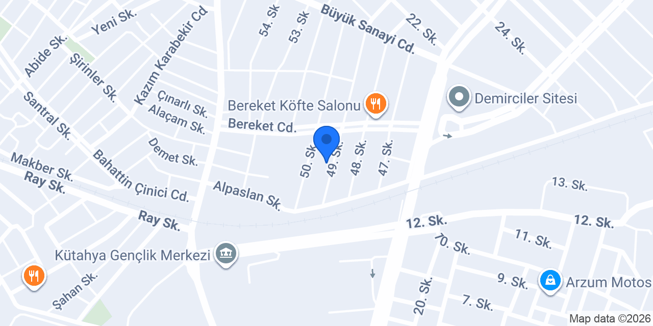 Yücel AUTO konumu