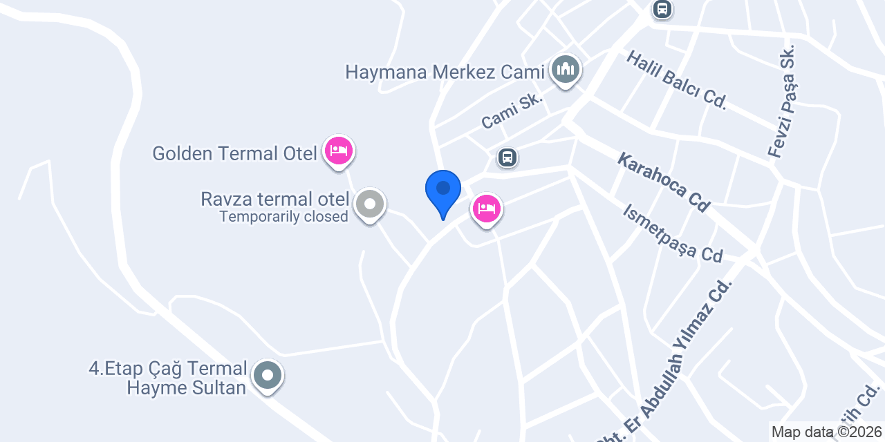 Ürofiz Termal Otel konumu