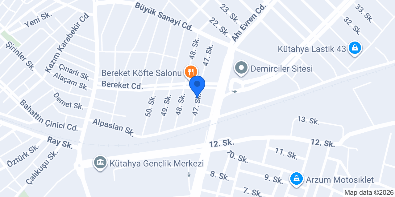taşfırın 43 konumu