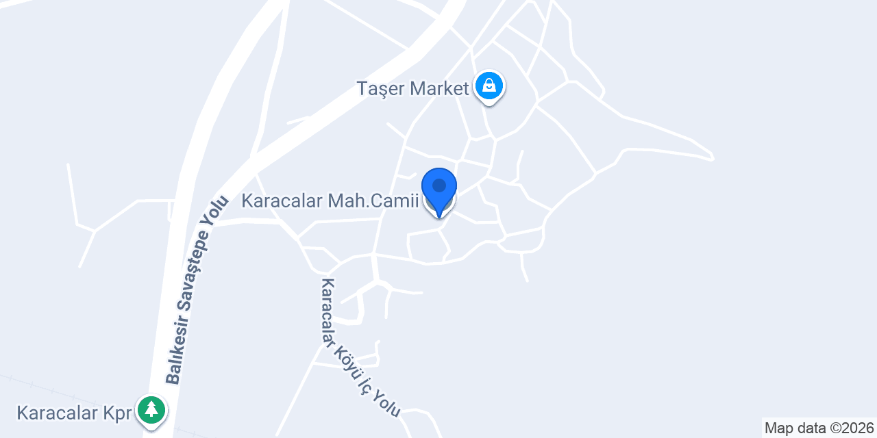 Karacalar Mah.Camii konumu