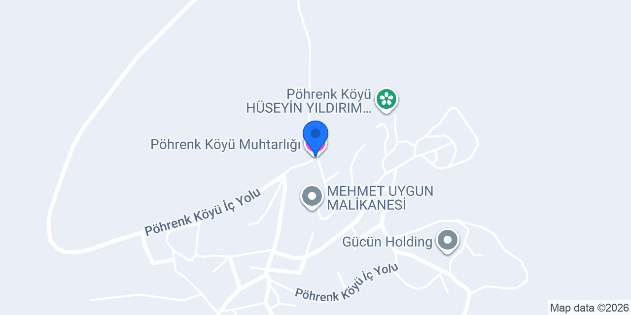 Pöhrenk Köyü Muhtarlığı konumu