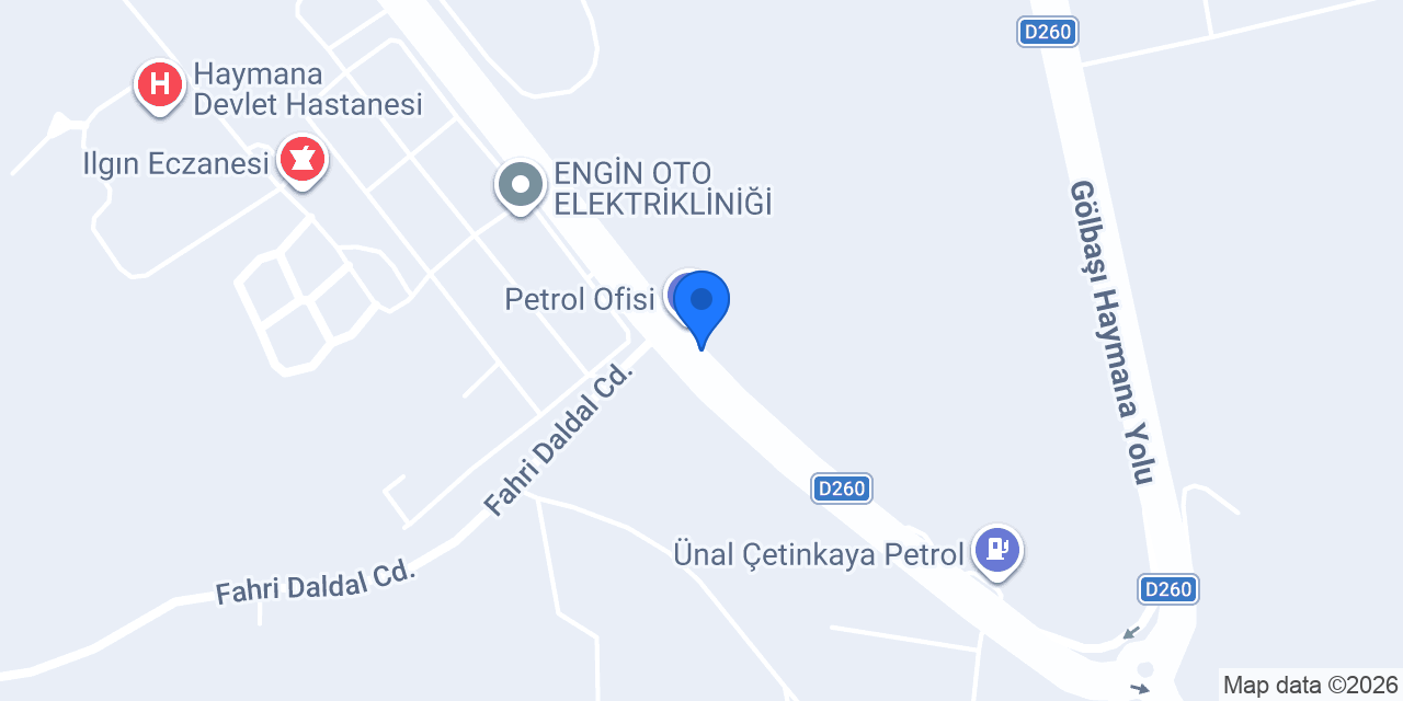 Demir oto lastik konumu