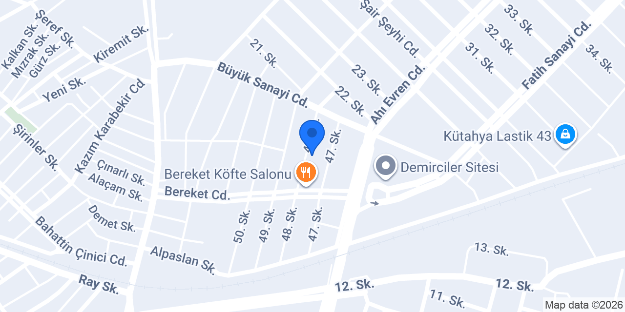 LastikPark - Konya Rot Balans konumu