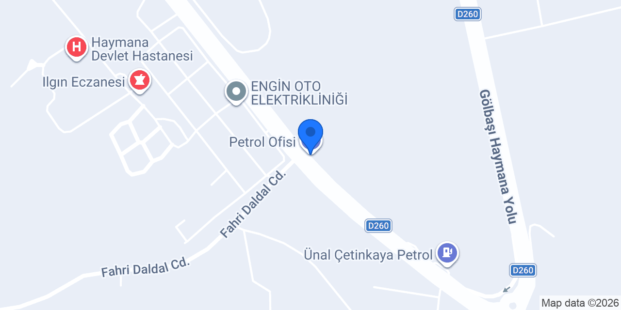 Petrol Ofisi konumu