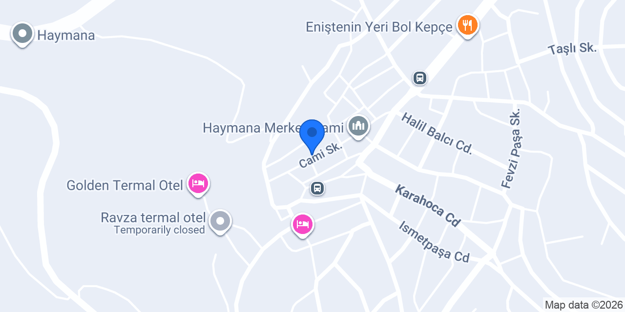 HAYMANA EMEK APART PANSİYON konumu