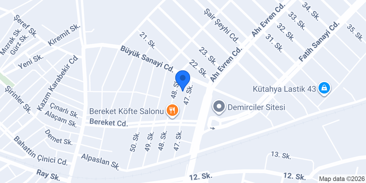 Dilek Mobilya konumu