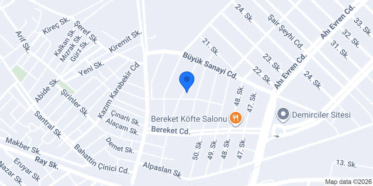 Pilot Garage Kütahya Oto Ekspertiz konumu