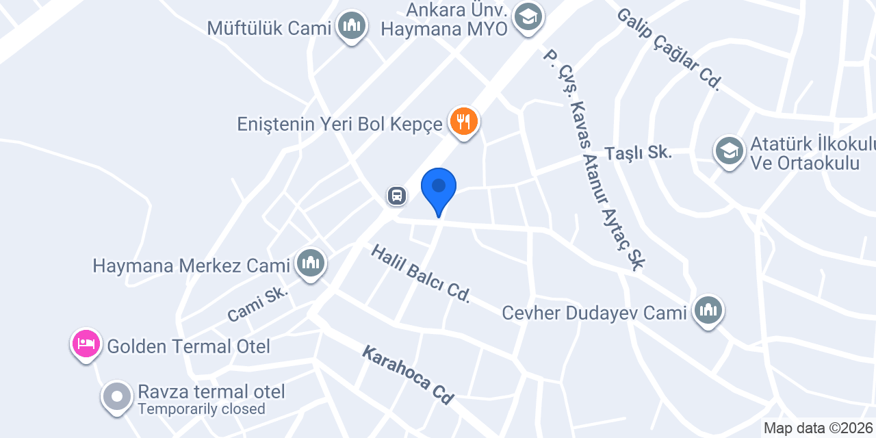 Çalış Aile Kasabı konumu