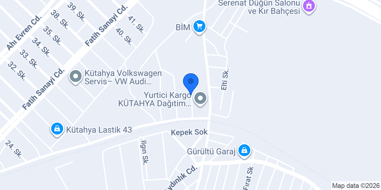 KÜTAHYA SERİGRAFİ konumu