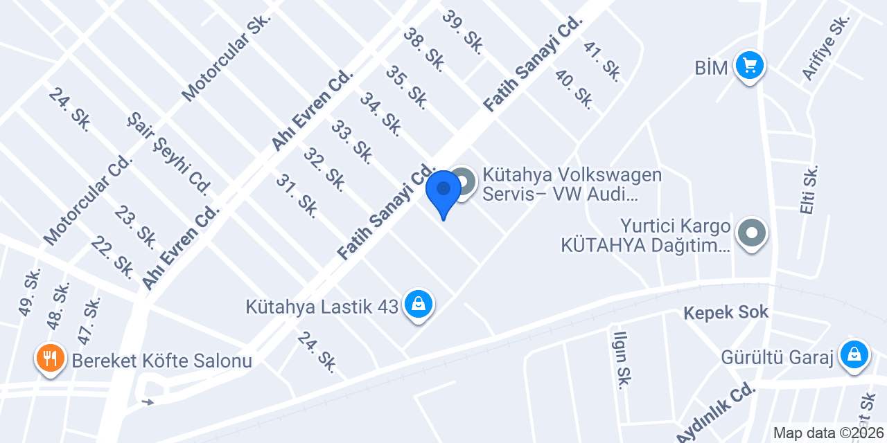 Çankaya kaporta konumu