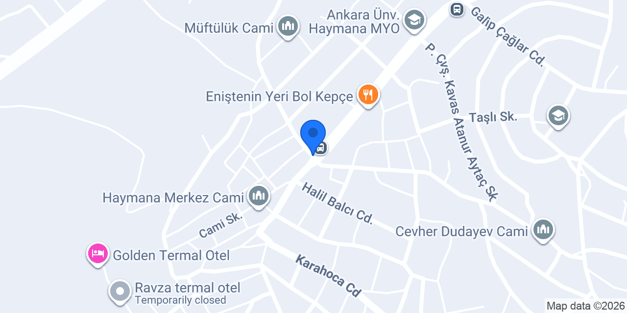 Haymana kurye. konumu