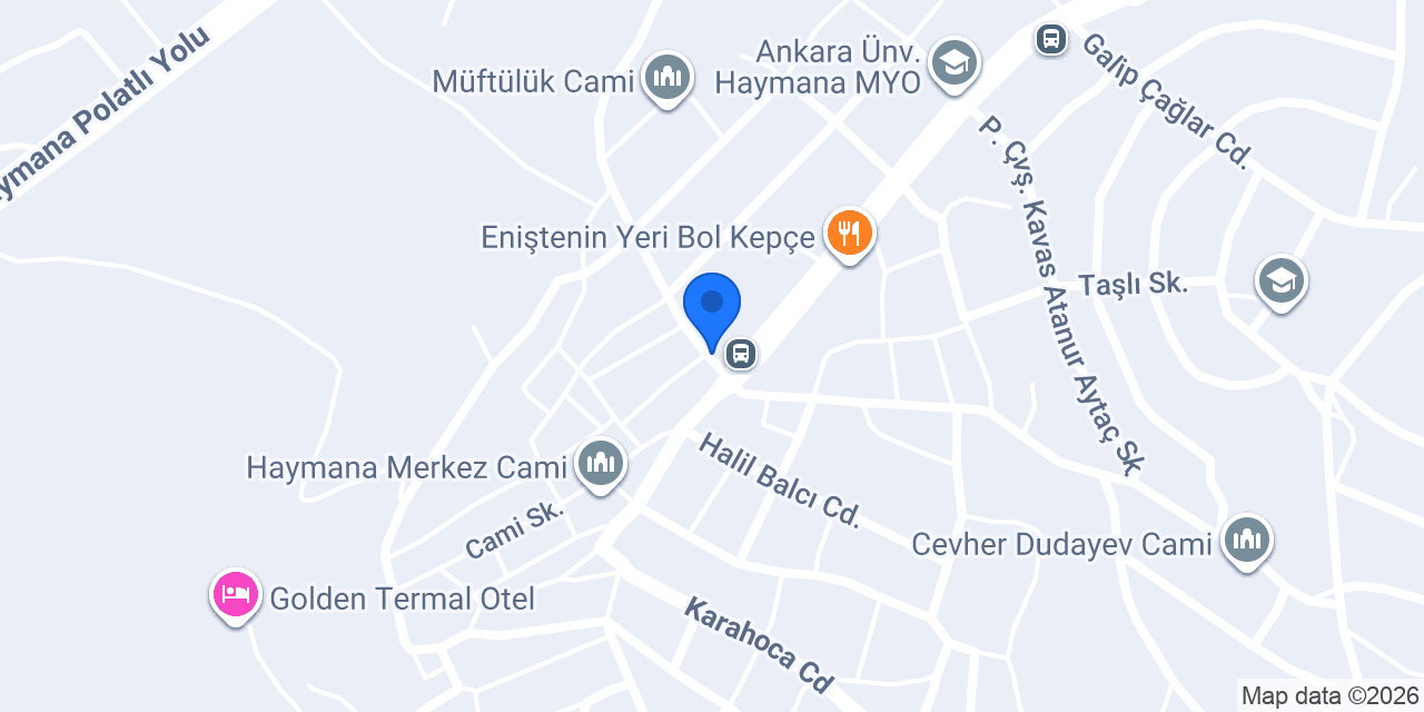 Haymana Taksi Durağ konumu
